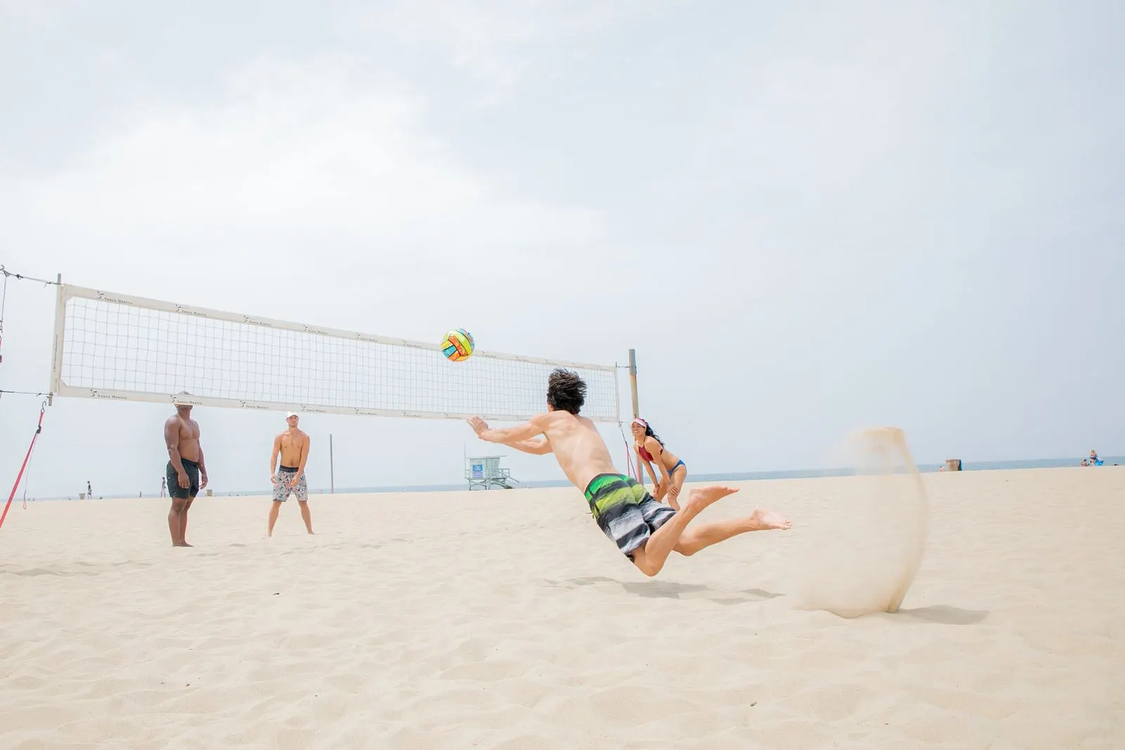 Spielszene auf dem Sandplatz